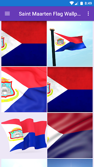 Saint Maarten Flag Wallpaper:F Screenshot 0
