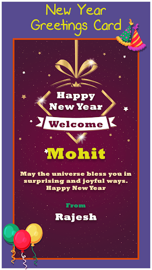 New Year Greeting Cards Screenshot 0