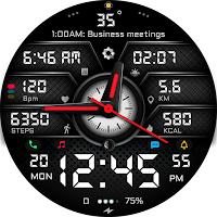 A450 Modern Watch Face Wear OS