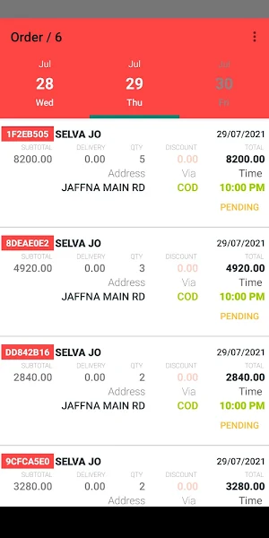 E-commerce Driver & Delivery App Screenshot 2