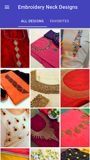 Embroidery Neck Designs for Ladies Screenshot 0