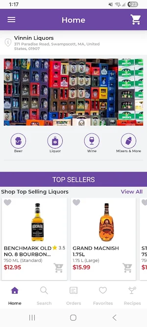 Vinnin Liquors Screenshot 0