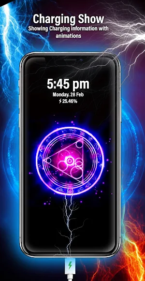 3D Battery Charging Animation Screenshot 1