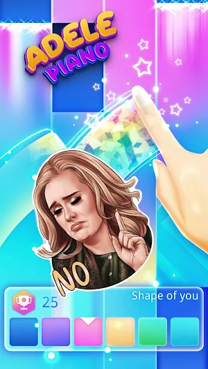 Adele songs Piano Tiles Screenshot 1