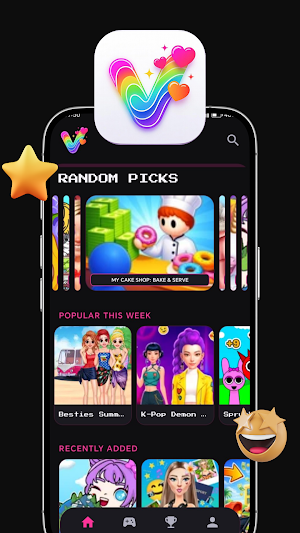 VibeyGirls: Fun Girls Games Screenshot 0