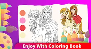Princess Coloring Book Screenshot 2