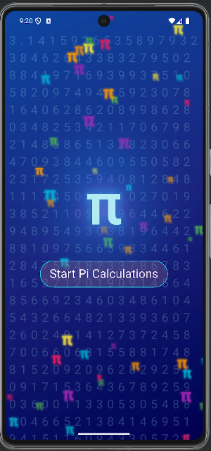 Pi (π) Calculation Algorithms Screenshot 0