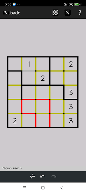 Palisade — Logic grid division Screenshot 3
