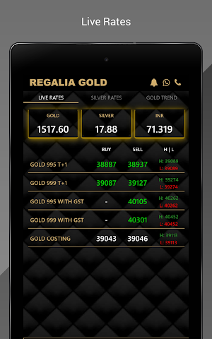 Regalia Gold Screenshot 3