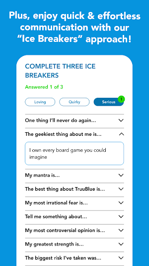 TruuBlue Dating App Screenshot 3