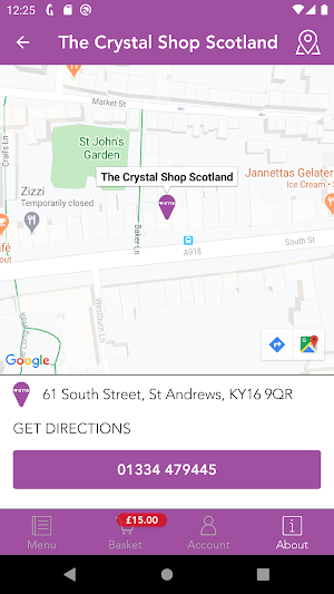 Love St Andrews Marketplace App Screenshot 1