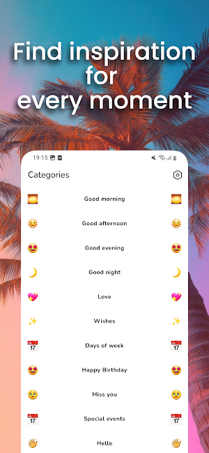 Good morning afernoon night Screenshot 2