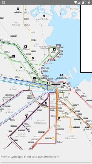 DOHA BUS MOWASALAT GUIDE MAP Screenshot 2