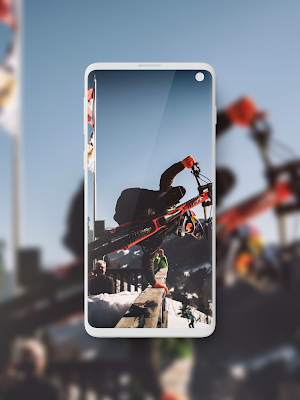 BMX Downhill Wallpaper Screenshot 1