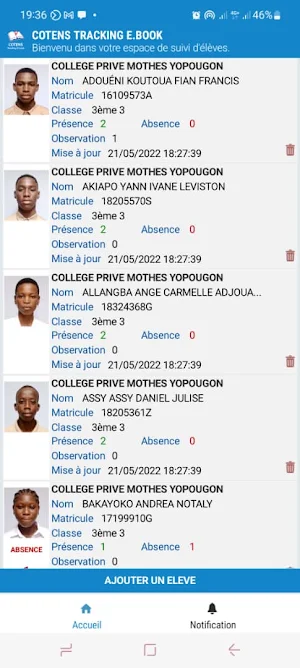 Cotens tracking e.book parents Screenshot 0