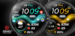 OMG 61 - Digital Watch Face screenshot 1