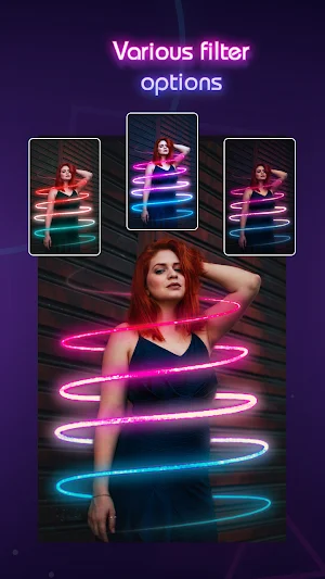 Neon 3D Art Photo Editor Screenshot 3