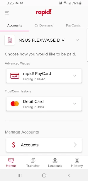 rapid! Pay Screenshot 1