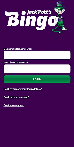 Jack Pott’s Bingo Screenshot 1