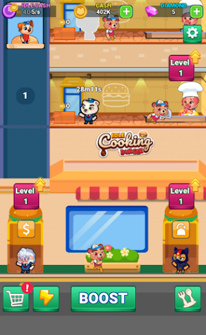 Idle Cooking Burger Empire Screenshot 1