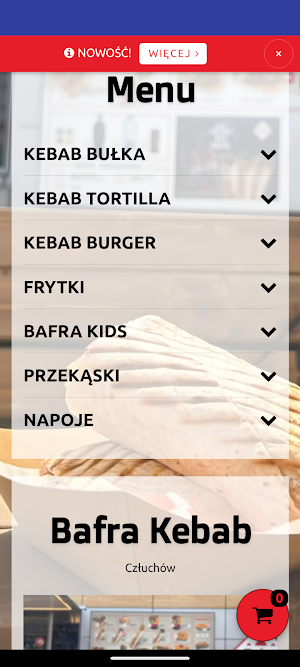 Bafra Kebab Człuchów Screenshot 0