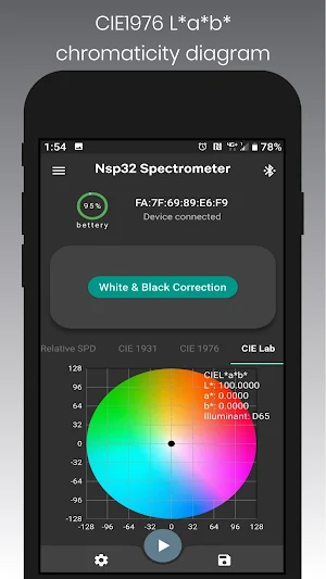 NSP32 nanoLambda Spectrometer Screenshot 3
