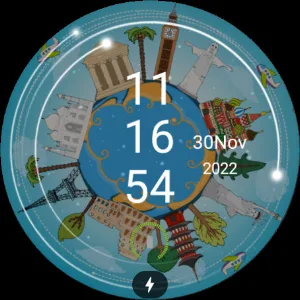Animated World monuments Watch Screenshot 3