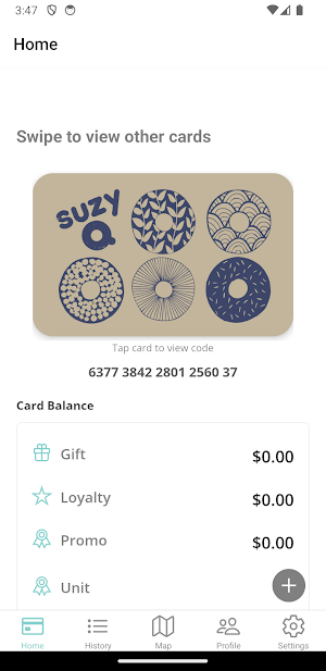 SuzyQ Doughnuts Reward Club Screenshot 1