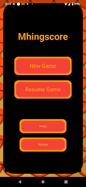 Mhingscore Screenshot 0