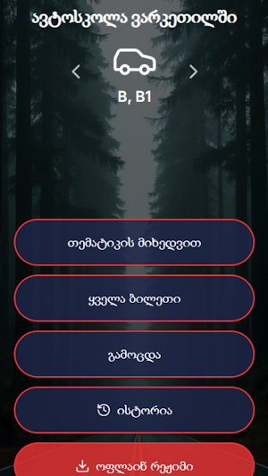 Avtoskola Varketilshi Screenshot 0