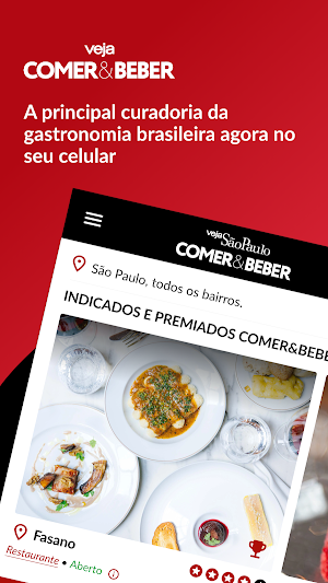 VEJA Comer & Beber Screenshot 0