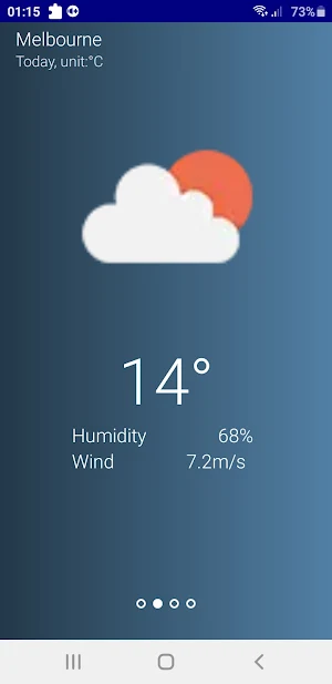 Weather Screenshot 1