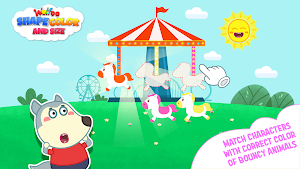 Wolfoo Shape Color and Size Screenshot 1