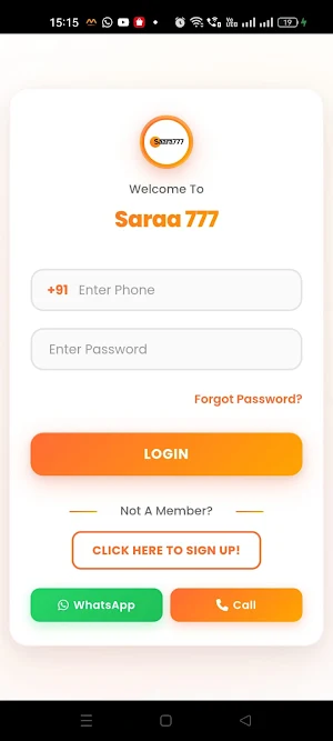 Sara 777 - Online Matka App Screenshot 1