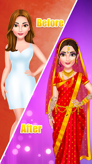 Indian wedding dressup Screenshot 0
