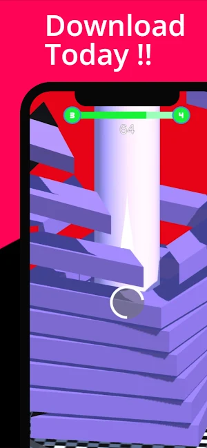 Jumping Ball Stack Smasher 3D Screenshot 2