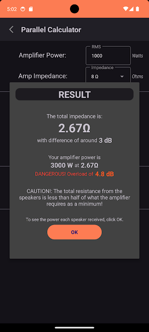 SPKRS - Speaker Calculator Screenshot 3