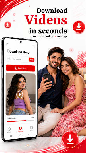 HD Video Downloader & Player Screenshot 1