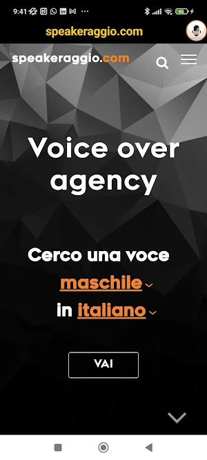 speakeraggio.com Screenshot 0