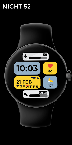 Night 52 - watch face Screenshot 0
