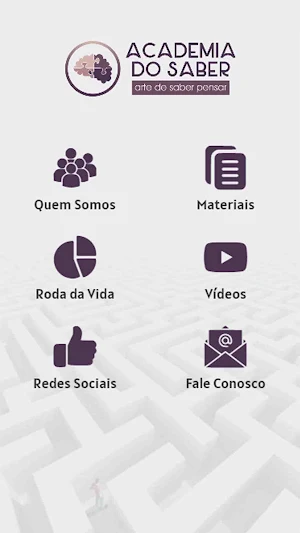Academia do Saber - Arte de Saber Pensar Screenshot 1