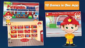 Fireman Kids Grade 1 Games Screenshot 0