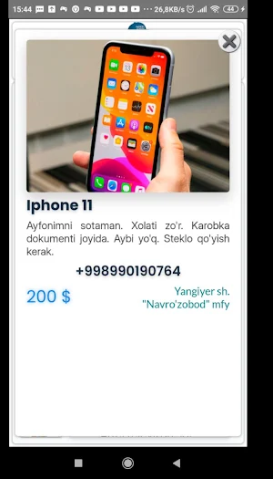 Yangiyer E'lonlari Screenshot 1
