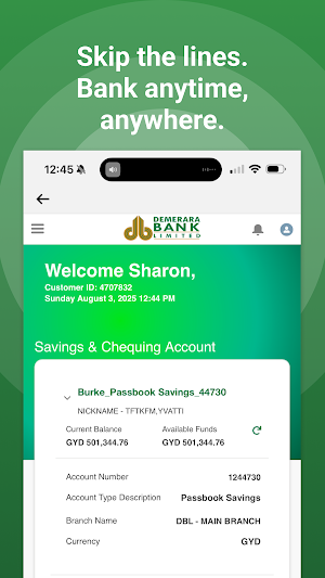 Demerara Bank Mobile Screenshot 0