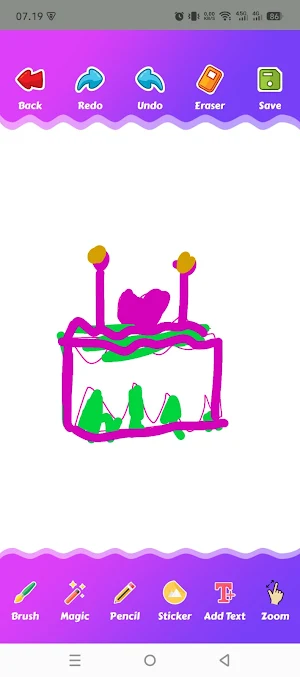 Cake Draw Screenshot 1