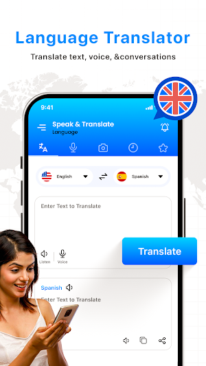 Speak & Translate Languages Screenshot 0