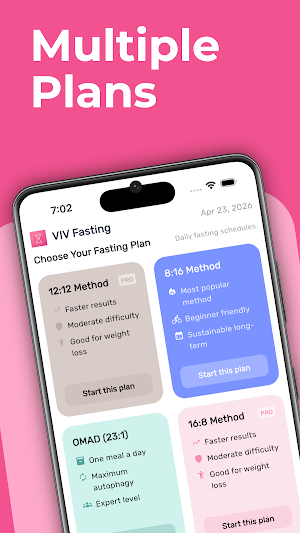 VIV-Intermittent Fasting Timer Screenshot 1