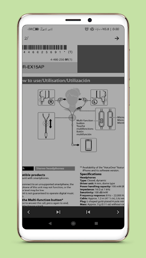 sony wired earbuds guide Screenshot 0