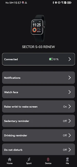 SECTOR&MORELLATO SMARTWATCHES Screenshot 2