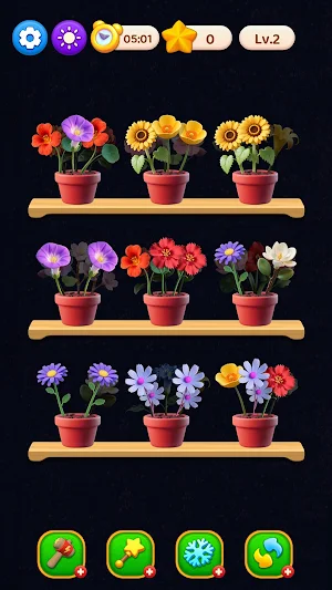 Flower Triple Sorting Screenshot 1